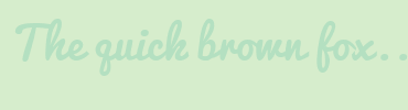 Image with Font Color B4E0C1 and Background Color D6EDCC